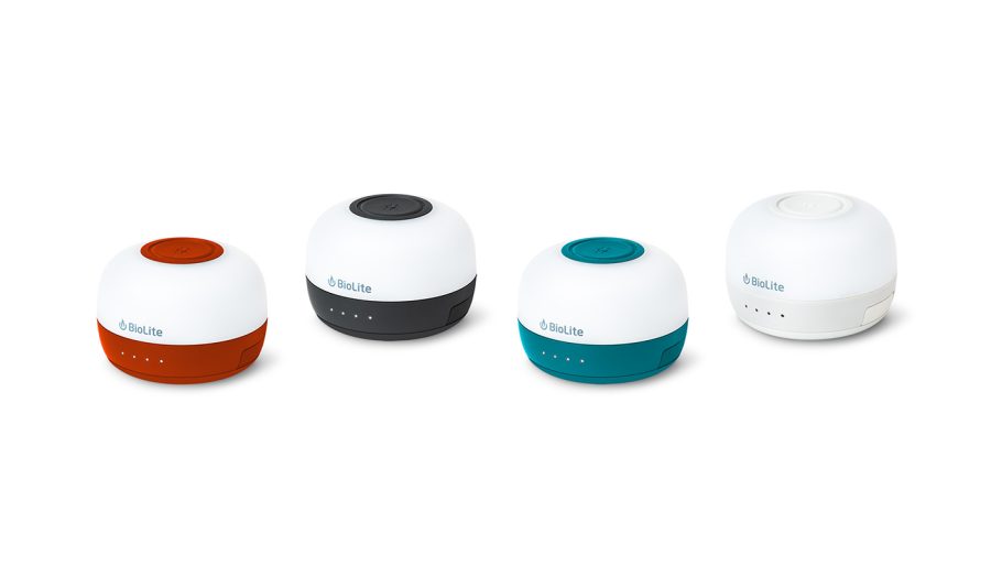 Picture of four, small colorful LED lights