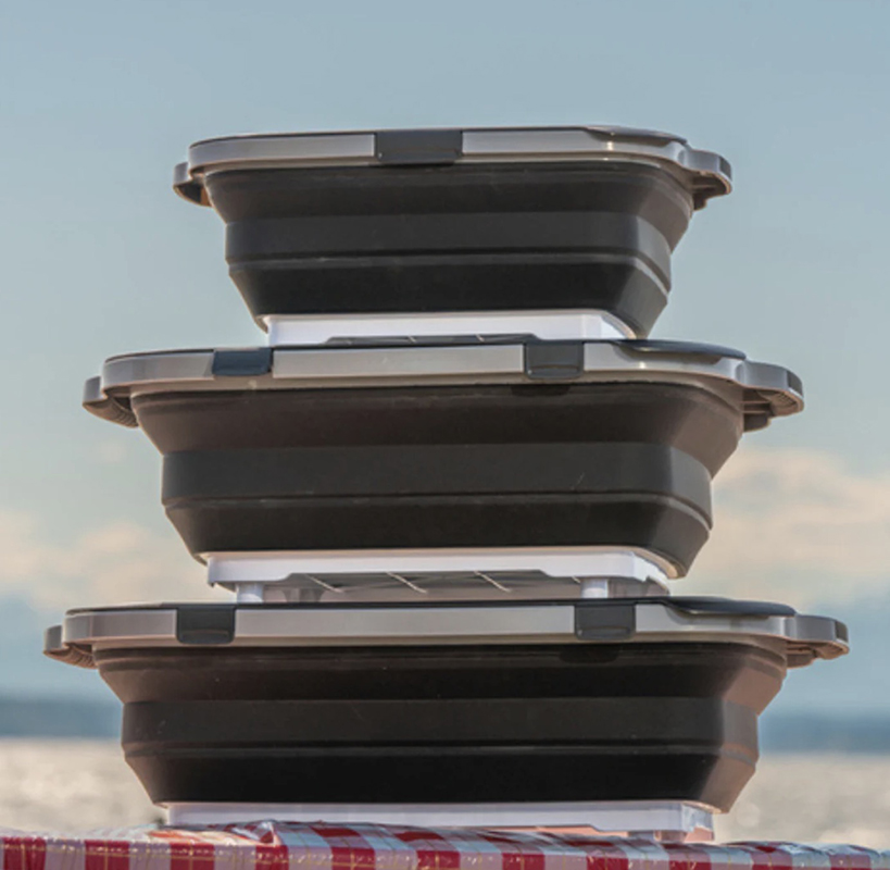 Drip EZ trays in bin mode.