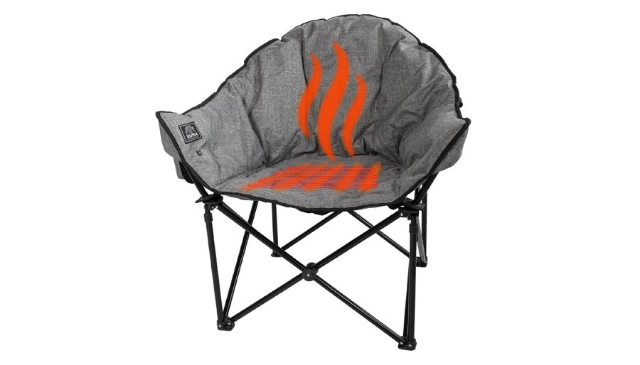 Photo graphic of heated chair 