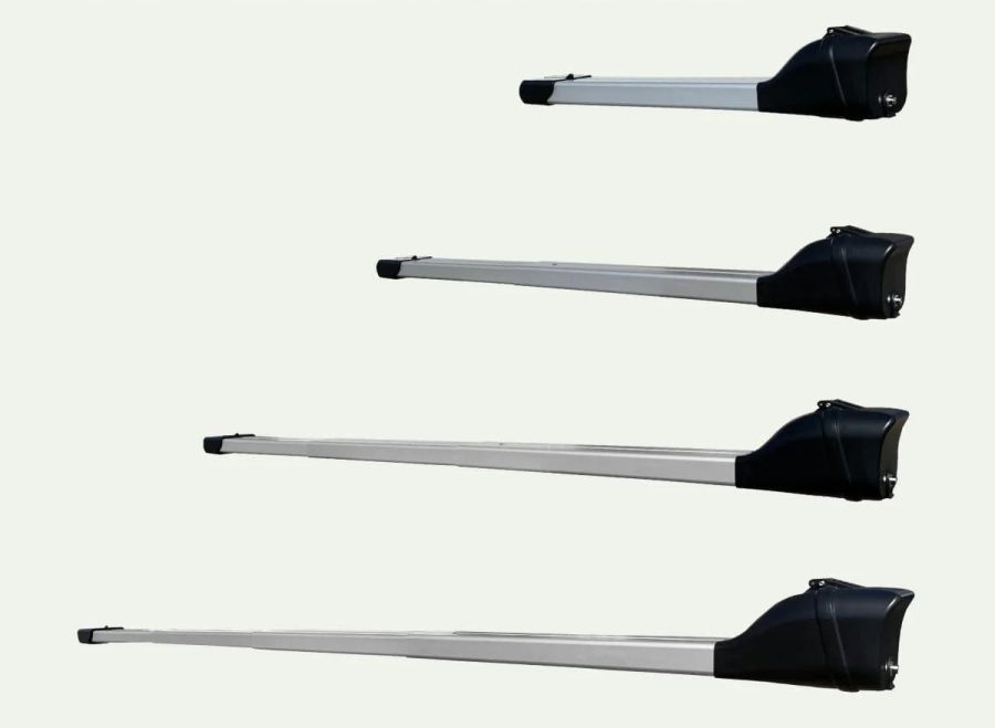 Graphic display of Trestle rod carrier in its various configurations.