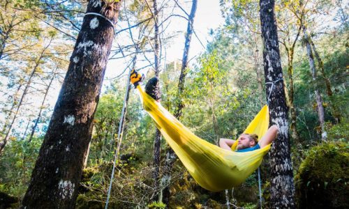 New see-through ultralight hammocks pack crazy small